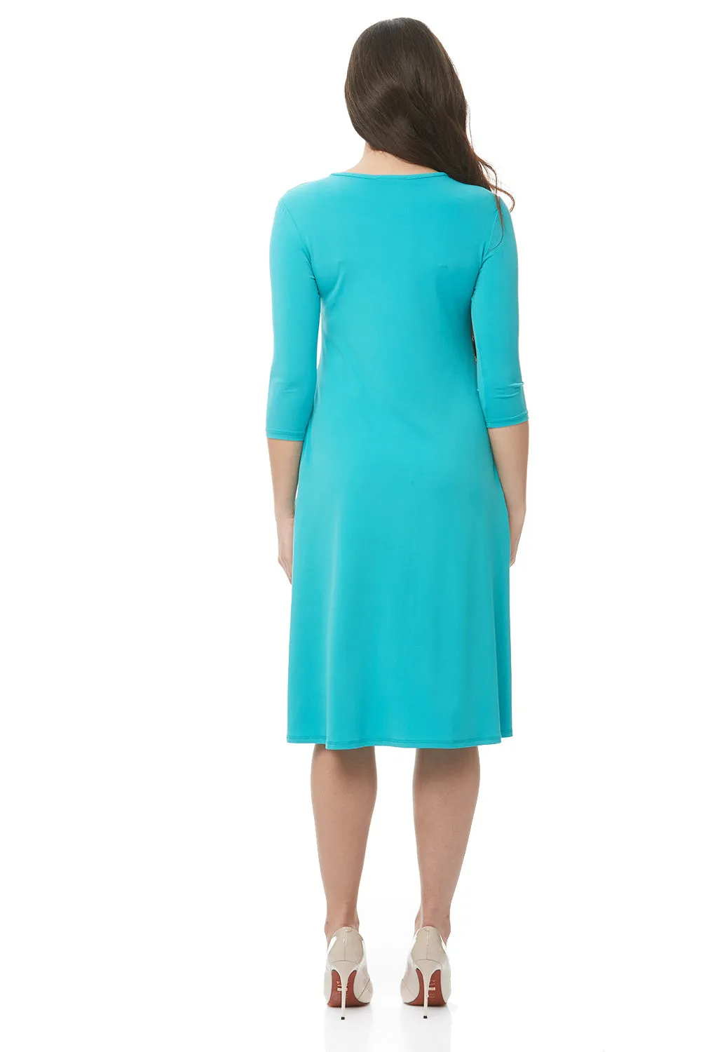 3/4 sleeve Fit n' Flare Dress 'Tammee'
