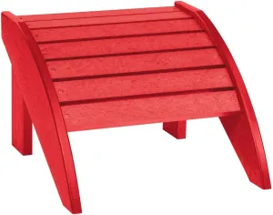 Adirondack Footstool Red F01-01 RED