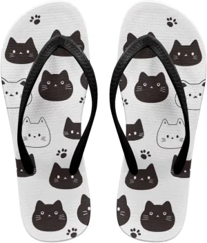 Animal Pattern Beach Flip Flops Summer Thong Sandals Comfort Walking Cushion Slippers for Women 2025