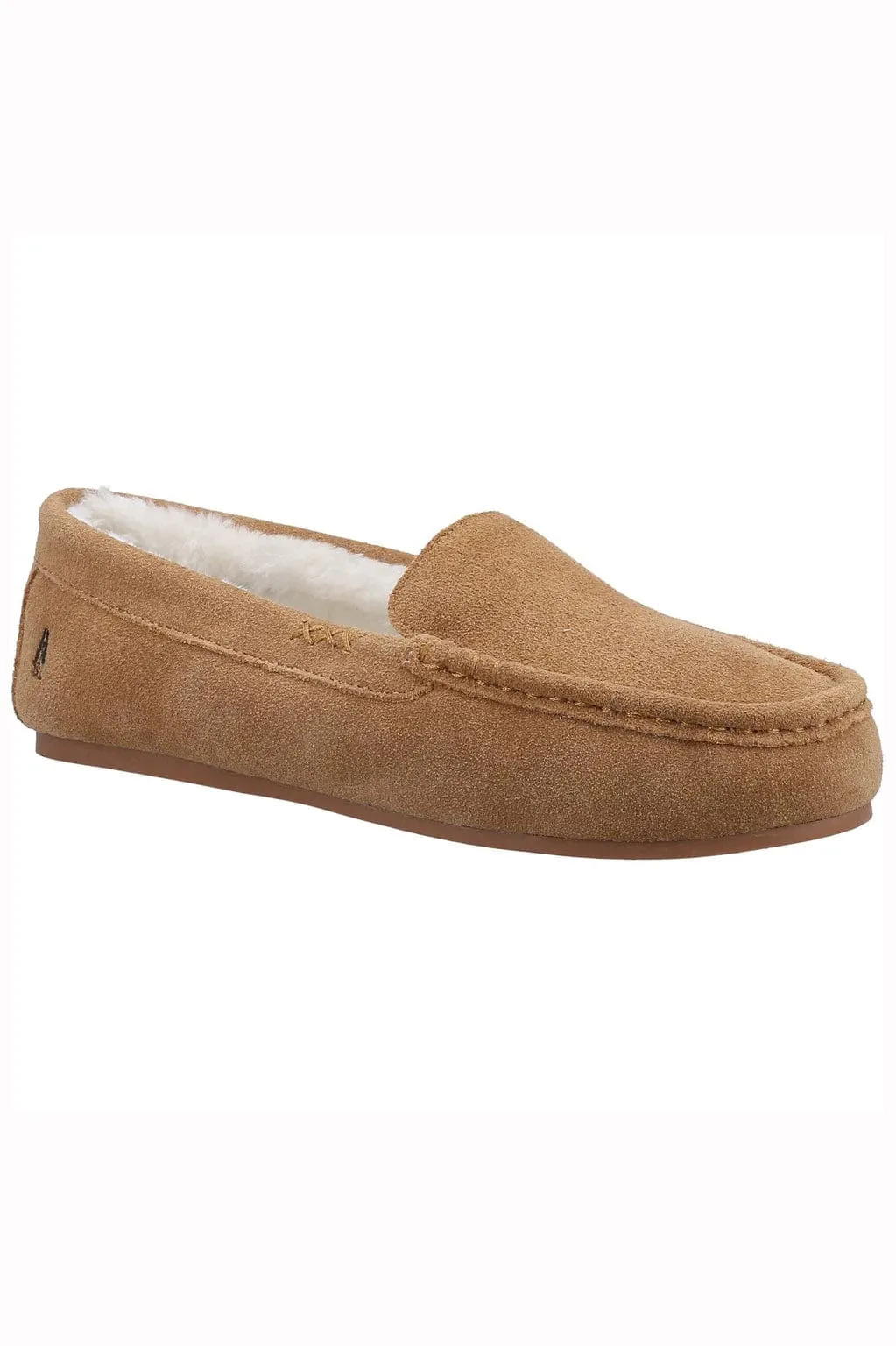 Annie Moccasin Slipper - Tan