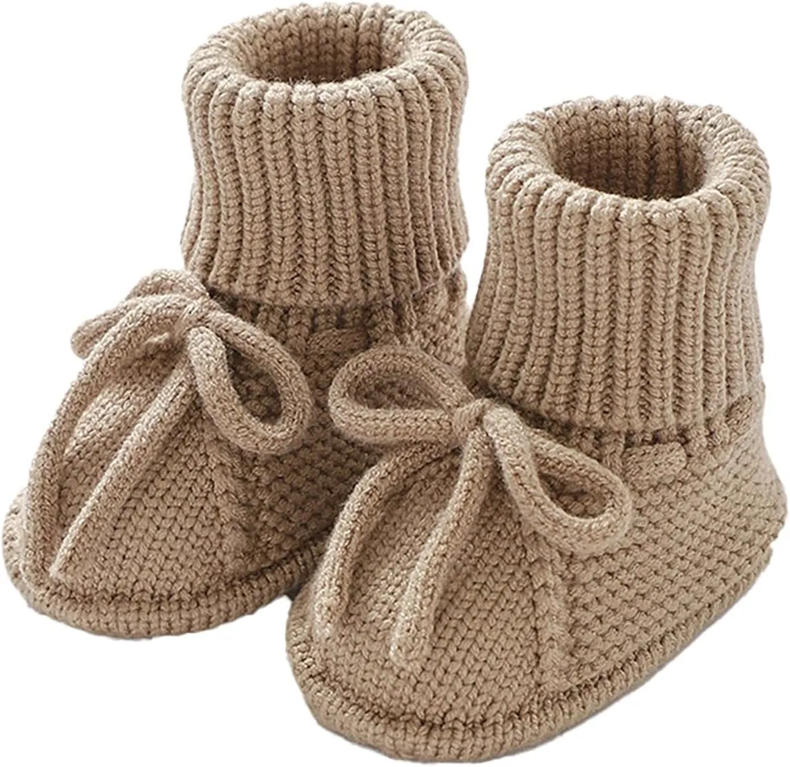Baby Booties Newborn Sock Shoes Hand Knitting Crochet Infant Boy Girl Cozy Shoes Indoor Walking Shoes Breathable