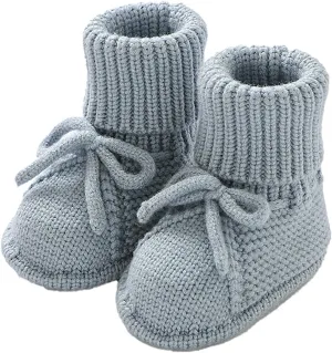 Baby Booties Newborn Sock Shoes Hand Knitting Crochet Infant Boy Girl Cozy Shoes Indoor Walking Shoes Breathable
