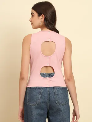 Back Cut Out Top