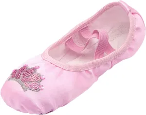 Ballet Shoes for Girls Dance Practic Slippers for Girls No-Tie Sole Yoga Shoes Toddler Ballet Ballerina Shoes Toddler