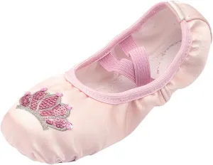 Ballet Shoes for Girls Dance Practic Slippers for Girls No-Tie Sole Yoga Shoes Toddler Ballet Ballerina Shoes Toddler