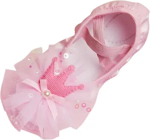 Ballet Shoes for Girls Satin Dance Practic Slippers Split Soft Leather Flat Sole Yoga Shoes Pik Ballet Shoes Girls