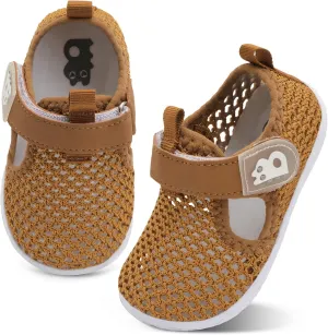 Besroad Toddler Water Shoes Boys Girls Swim Aqua Shoes Breathable Quick Dry Barefoot Sandals for Beach Swimming Pool