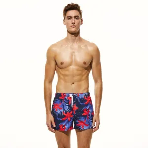 Blue Red Quick Dry Swimwear