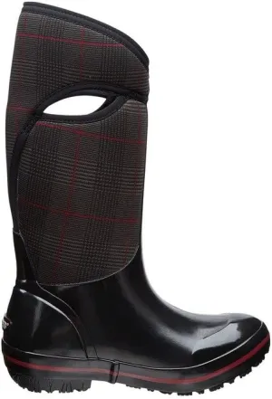 Bogs Women's Plimsoll Prince of Wales Tall-W