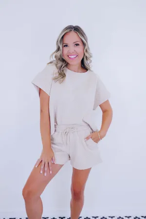 Cali Chic Textured Short Set - 4 Colors