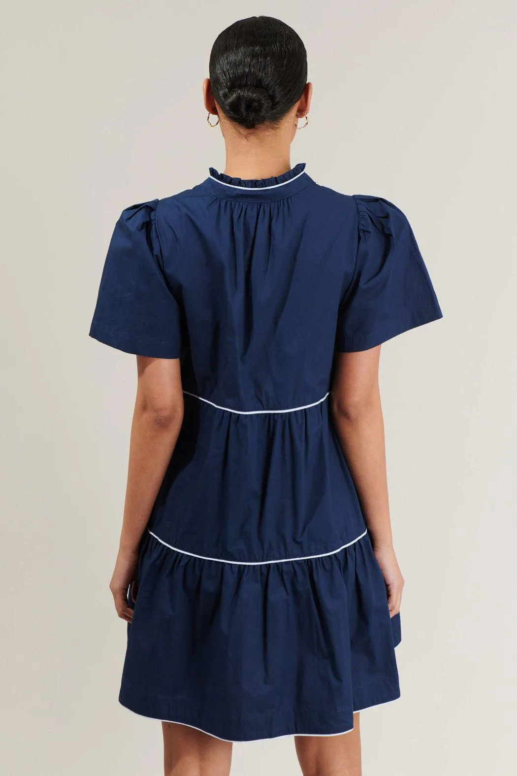 Candace Cotton Tiered Mini Dress