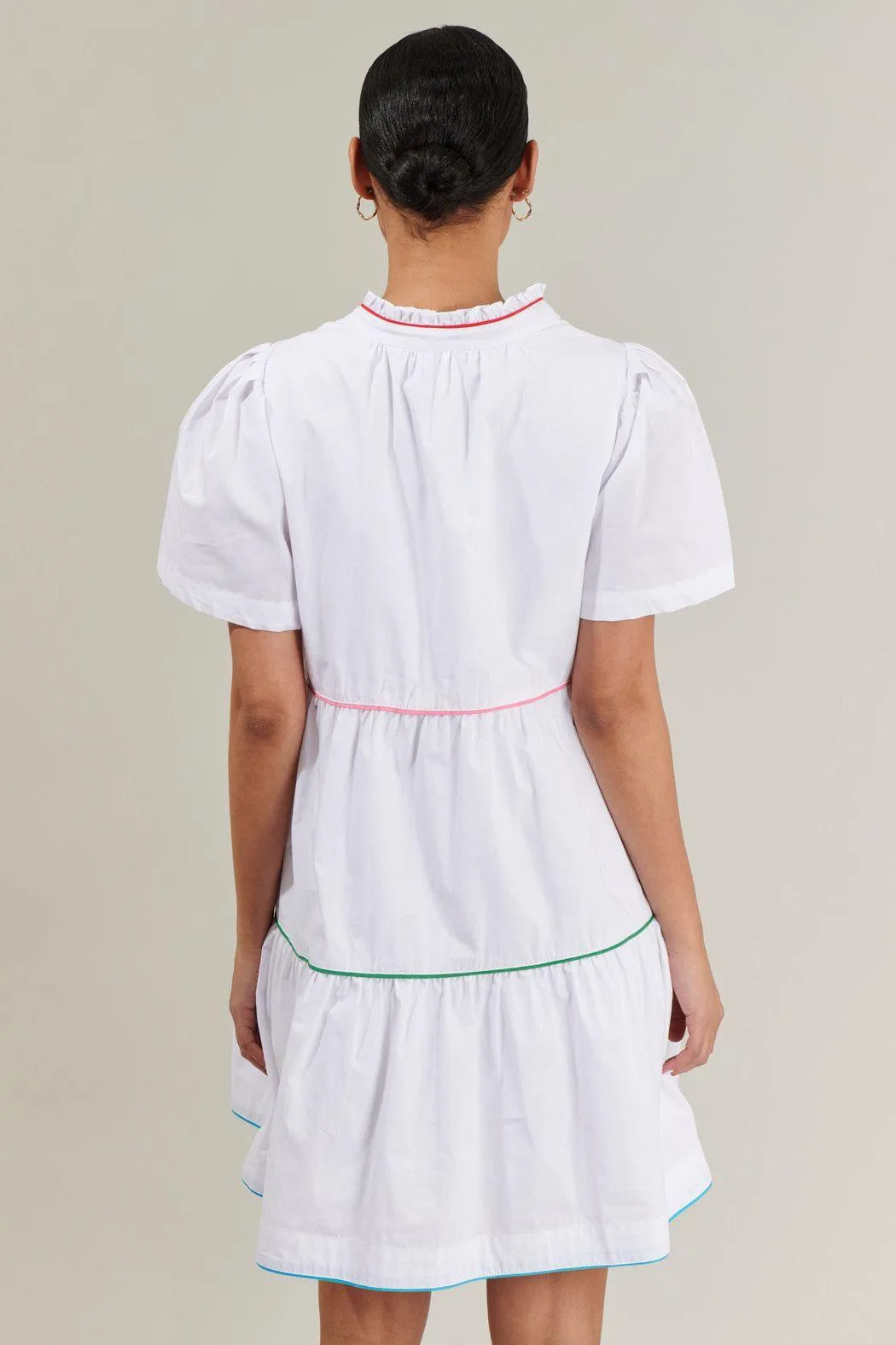 Candace Cotton Tiered Mini Dress