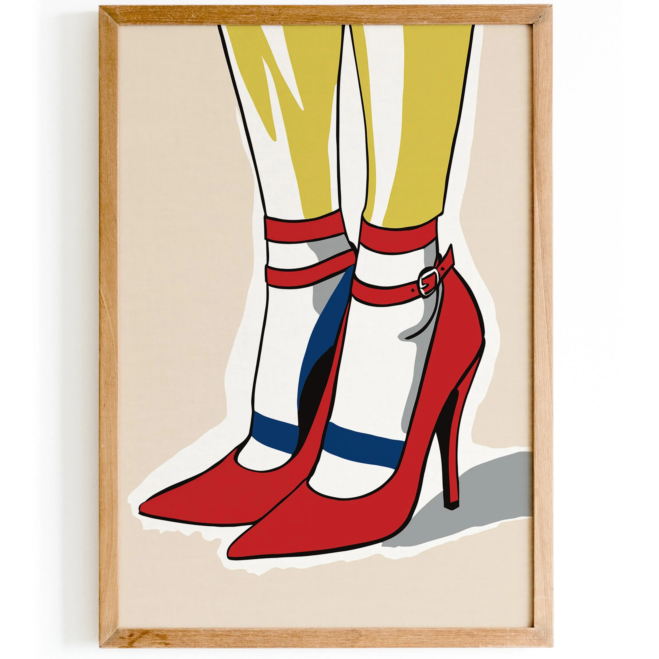 Chic Stiletto Heels Wall Art