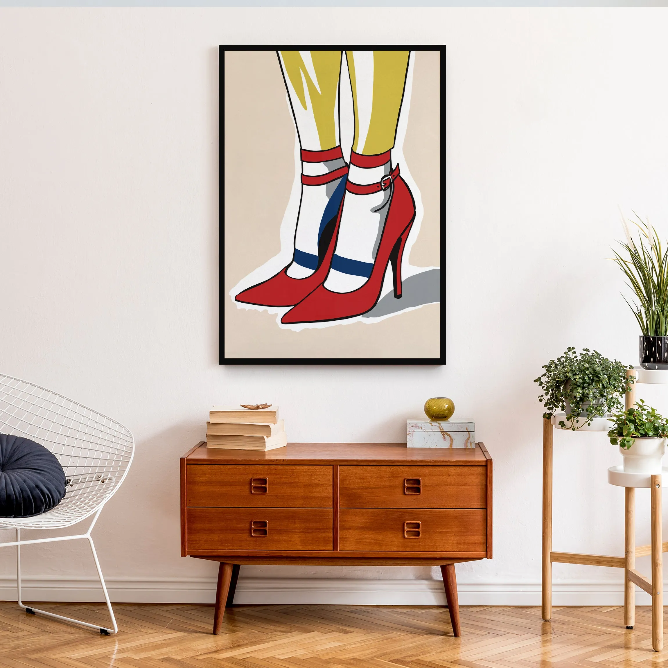 Chic Stiletto Heels Wall Art