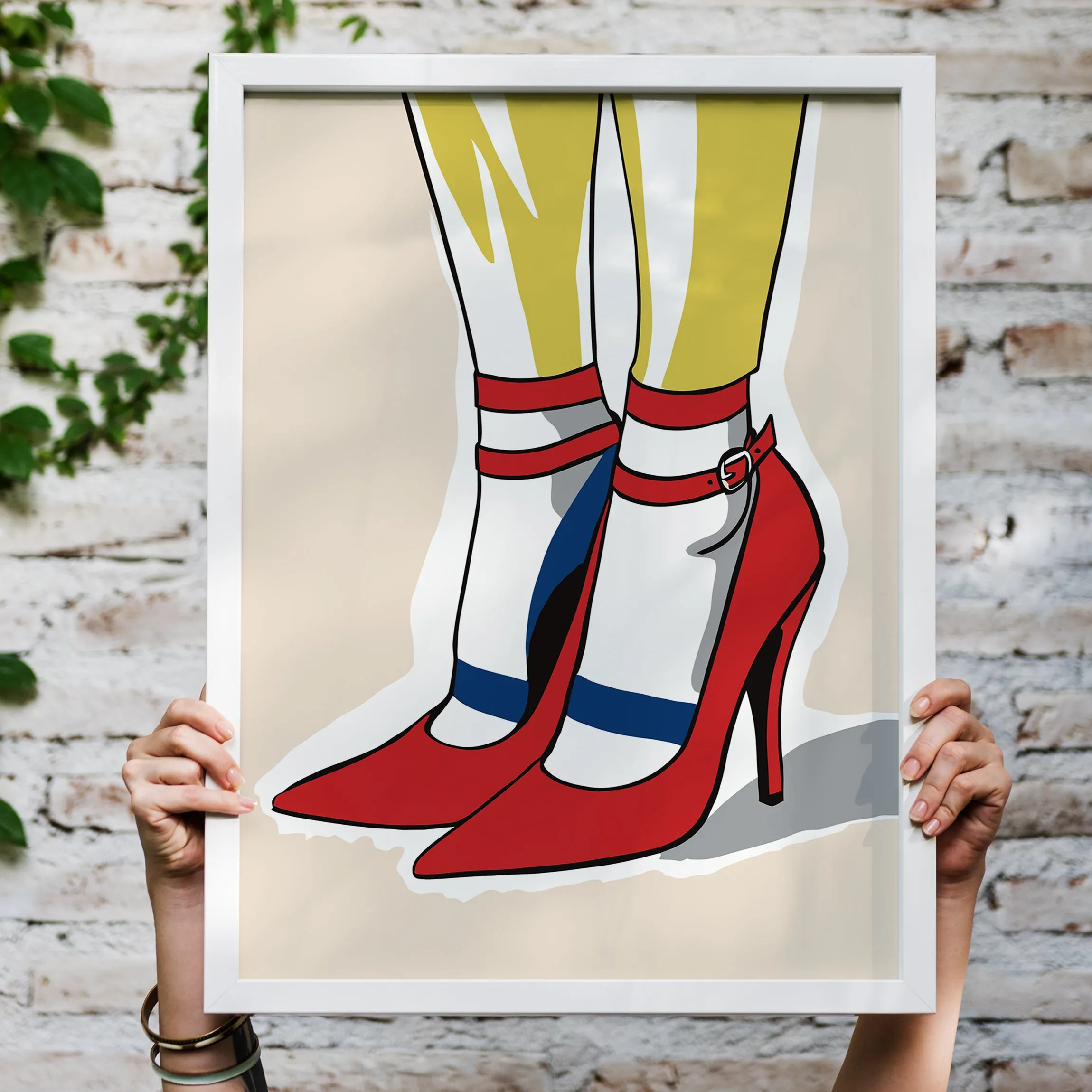 Chic Stiletto Heels Wall Art