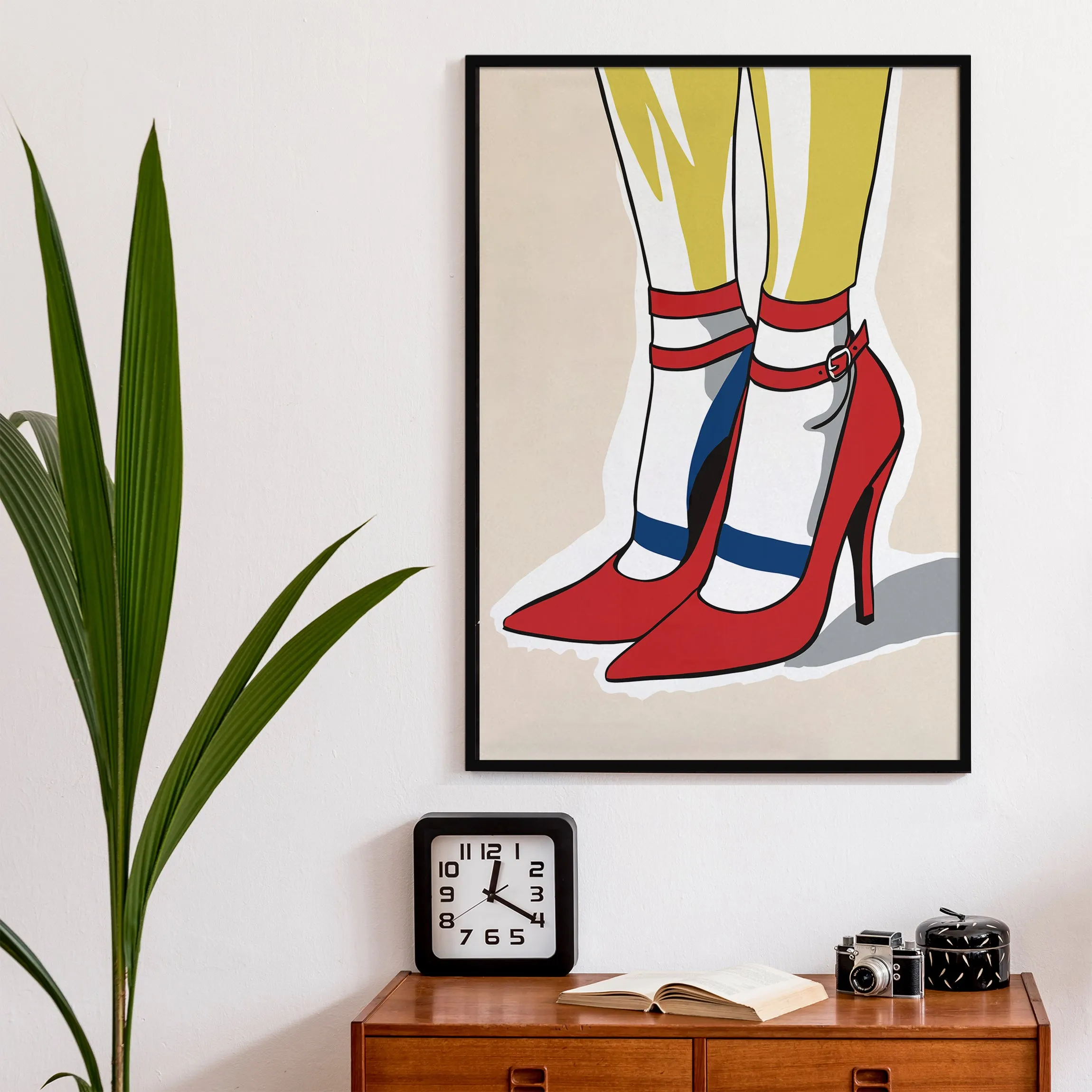 Chic Stiletto Heels Wall Art