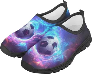 Cool Boys Tennis Shoes Little Kids Slip On Shoes Ball Themed Running Shoes