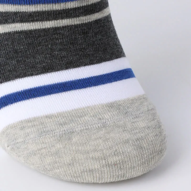 Cotton Striped Non-slip Invisible Socks(6 Pairs)