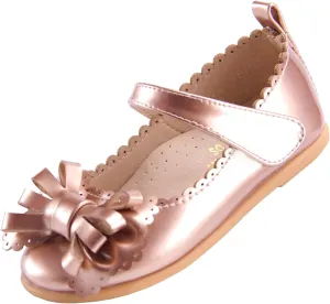EIGHT KM Toddler Girls Dress Shoes  Girls Mary Jane Shoes | Mary Jane Flats - Ballet Flats  Party, Flower Girl, Wedding Dress Shoes for Girls  Comfortable & Non-Slip Design for Ages up to 7