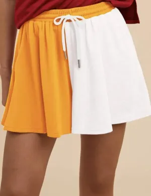 Erin Color Block French Terry Shorts