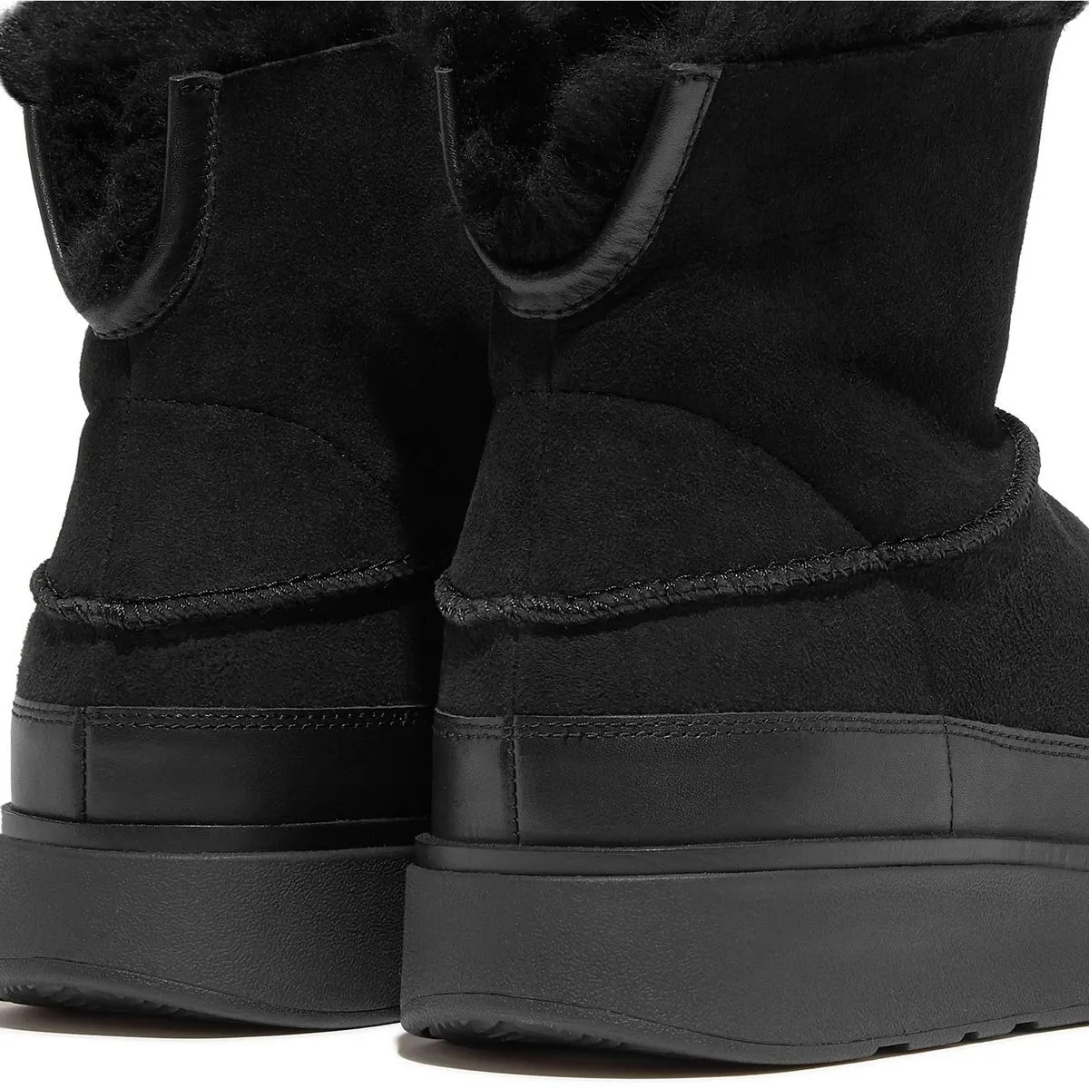 Fitflop Gen-FF Mini Double-Faced Boots All Black