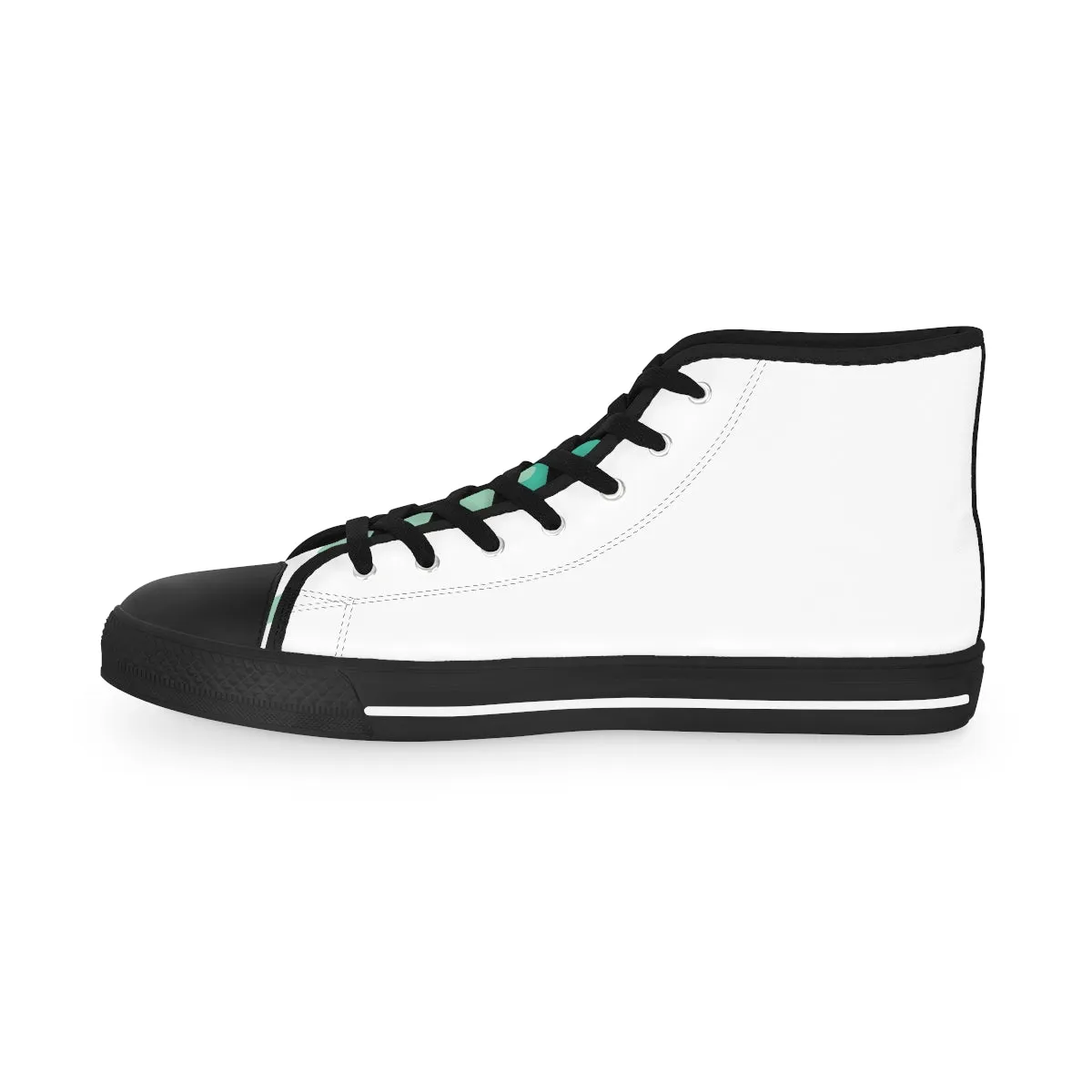 Gay Flag Kisses LGBTQ High Top Sneakers Unisex Size