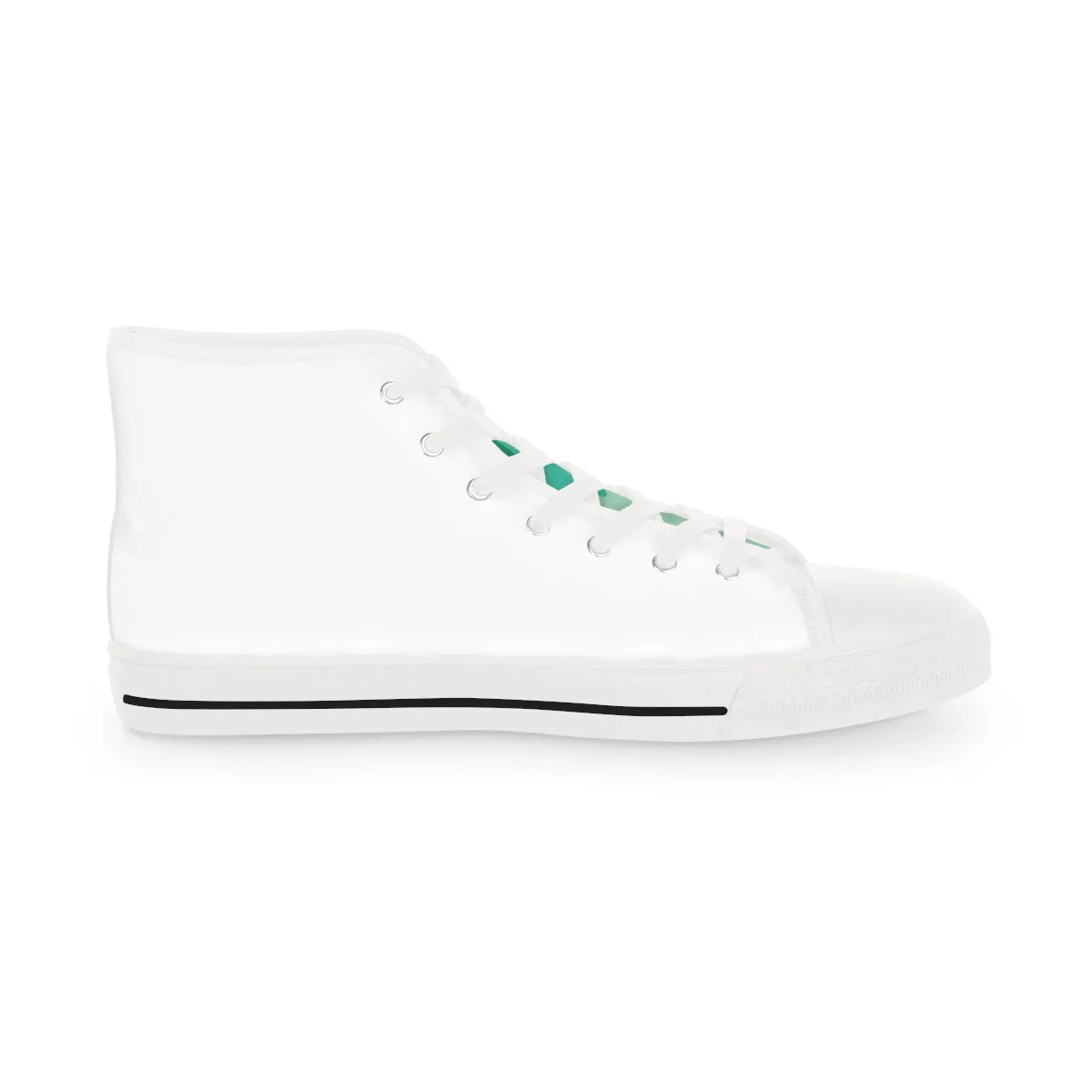 Gay Flag Kisses LGBTQ High Top Sneakers Unisex Size