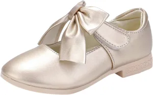 Girls Ballet Shoes Flower Girls Mary Jane Flats with Bow Dress Shoes Party Wedding Church Shoes Toddler Dress Shoes