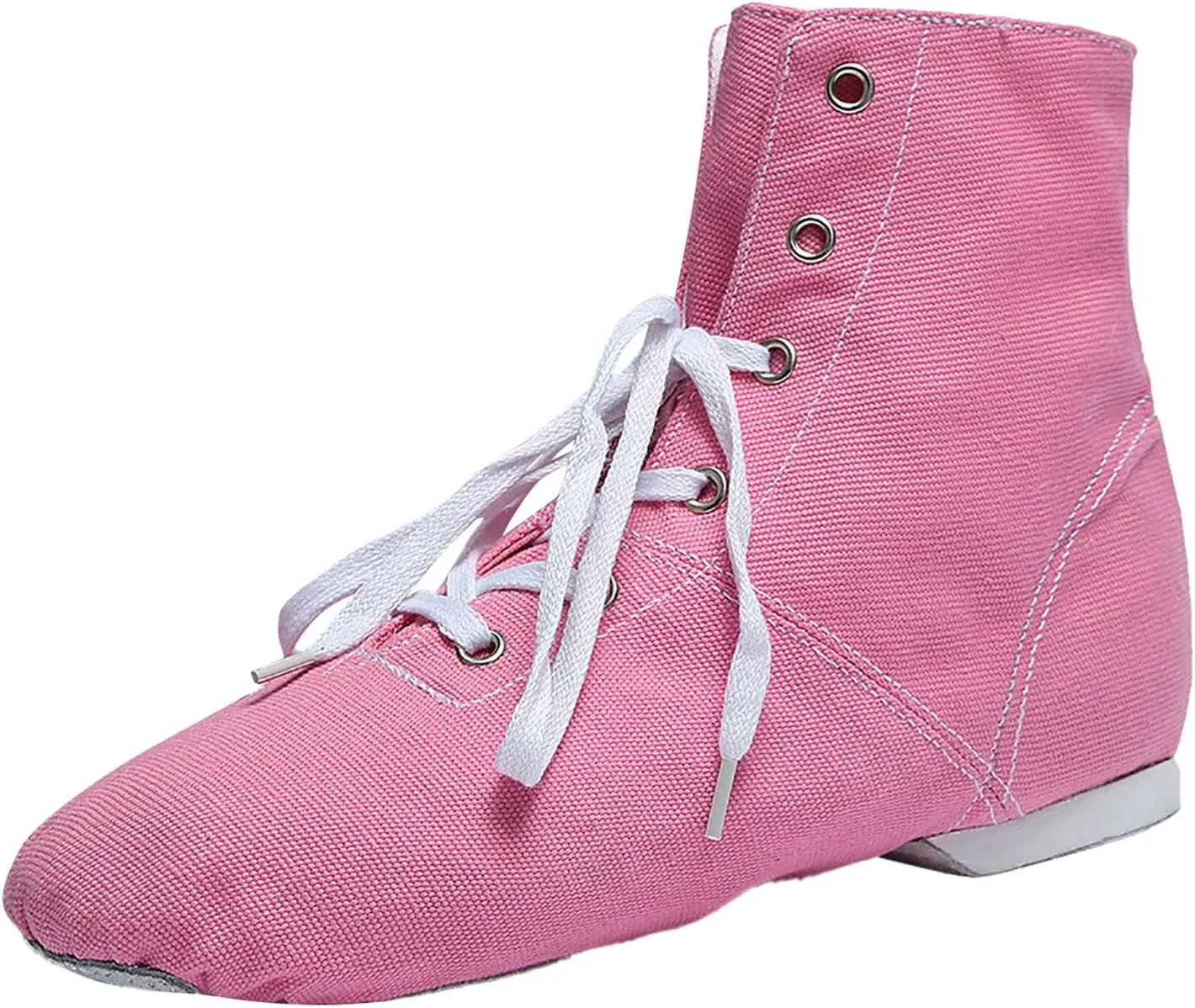 Girls Boys Ankle Boots Canvas Jazz Dancing Sneakers Ballet Dance Boots for Toddler Training Shoes Dancing Flat