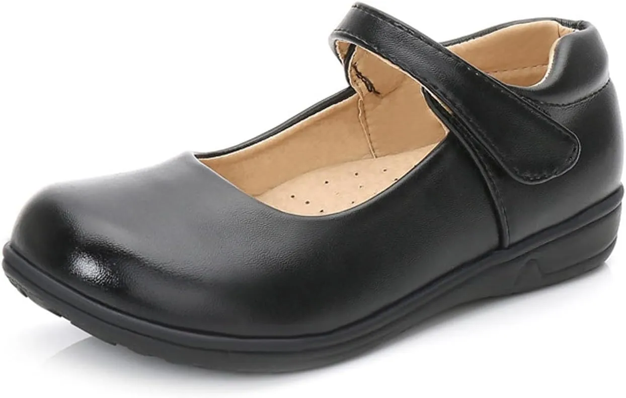 Girls Dress Shoes Kids Toddler Girls Mary Jane Flat Glitter Shoes Wedding Party School Communion Shoes