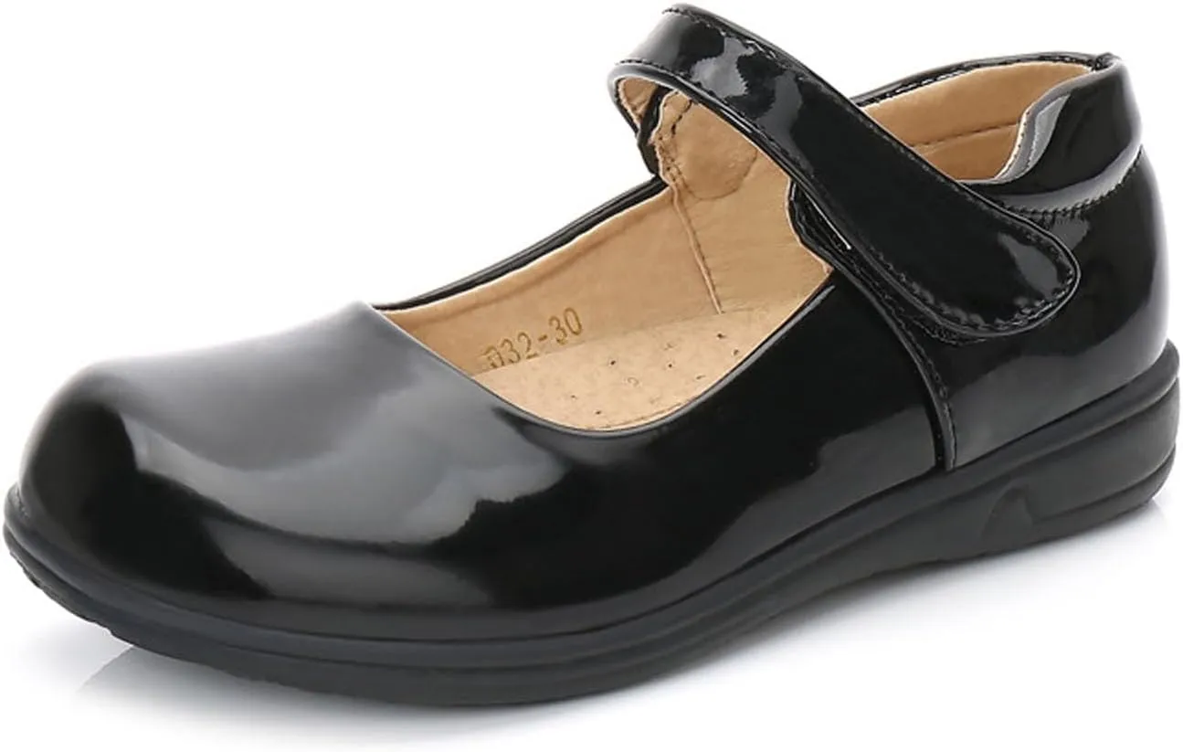 Girls Dress Shoes Kids Toddler Girls Mary Jane Flat Glitter Shoes Wedding Party School Communion Shoes