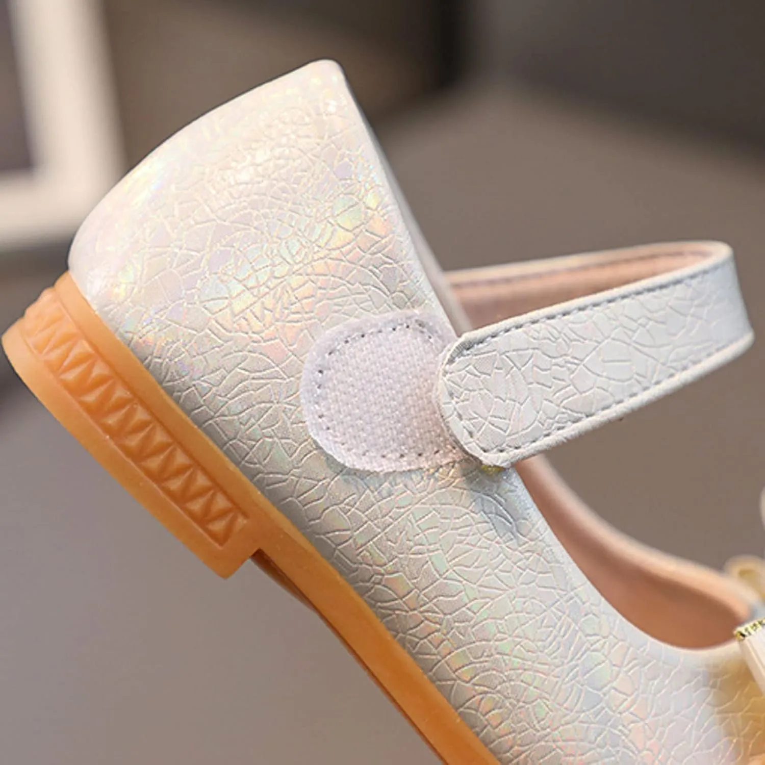 Girls Mary Jane Toddler Flower Girl Dress Shoes Little Girl Ballet Flats Bow Strap for Wedding Little Girl Dress Shoes