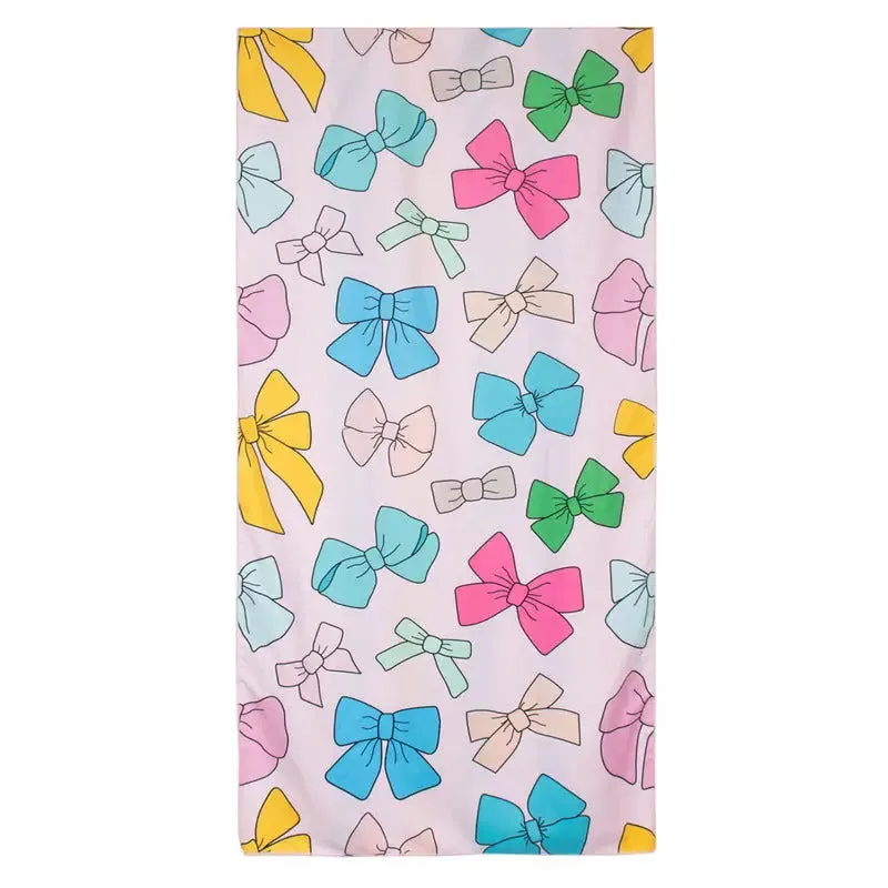 Girly Bows Quick Dry Towel