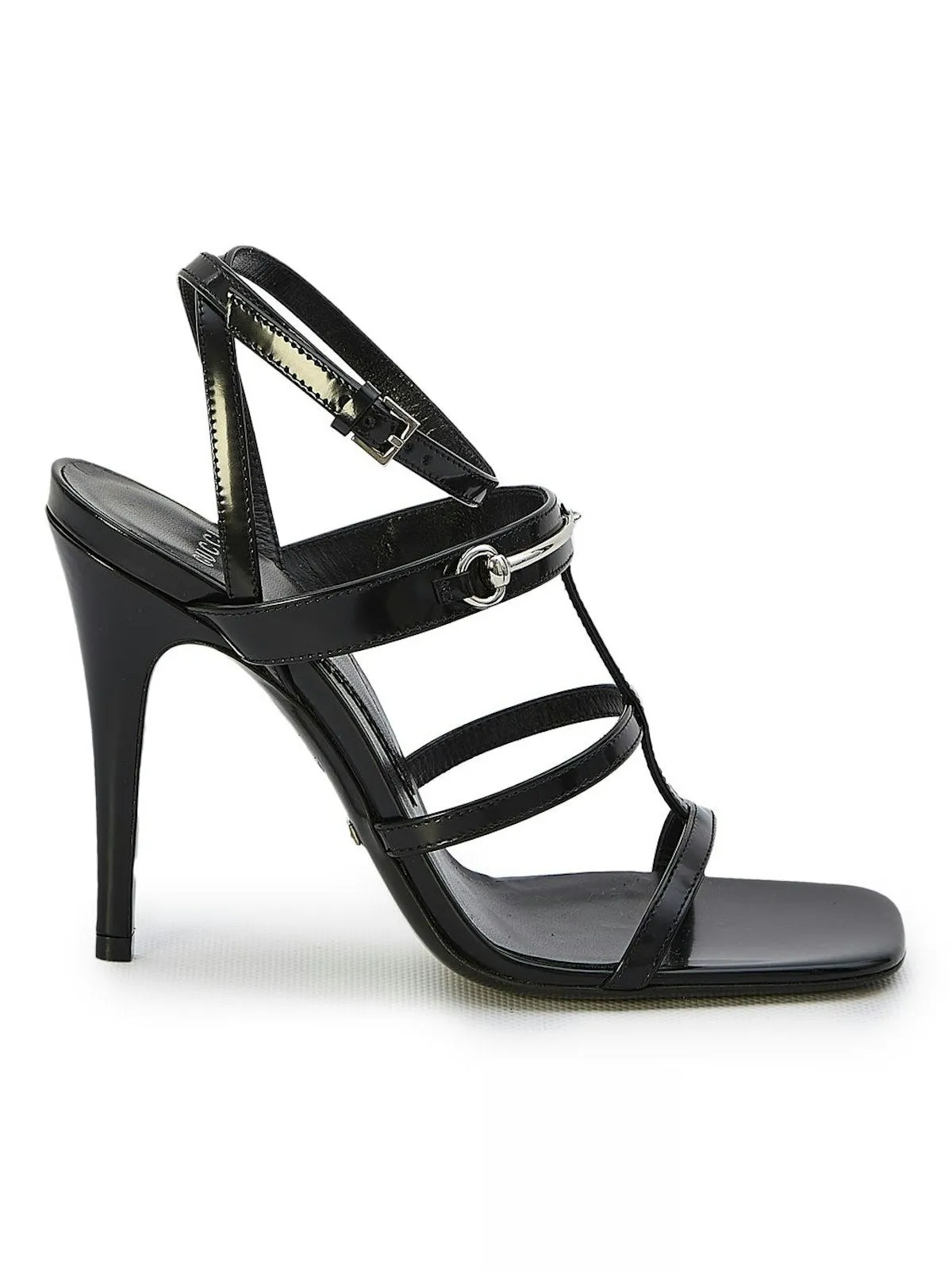 HEELED LEATHER SANDALS