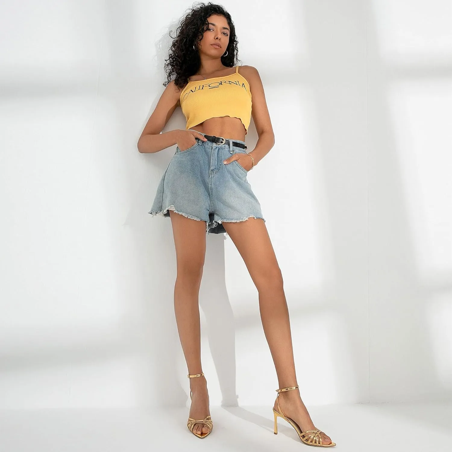 High Heels for Women Dressy Strappy Pointed Toe Heeled Sandals with Adjustable Ankle Strap and Sexy Stiletto Heel