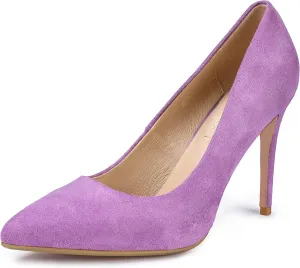 IDIFU Women's IN4 Classic Pointed Toe High Heels Pumps Wedding Dress Office Shoes