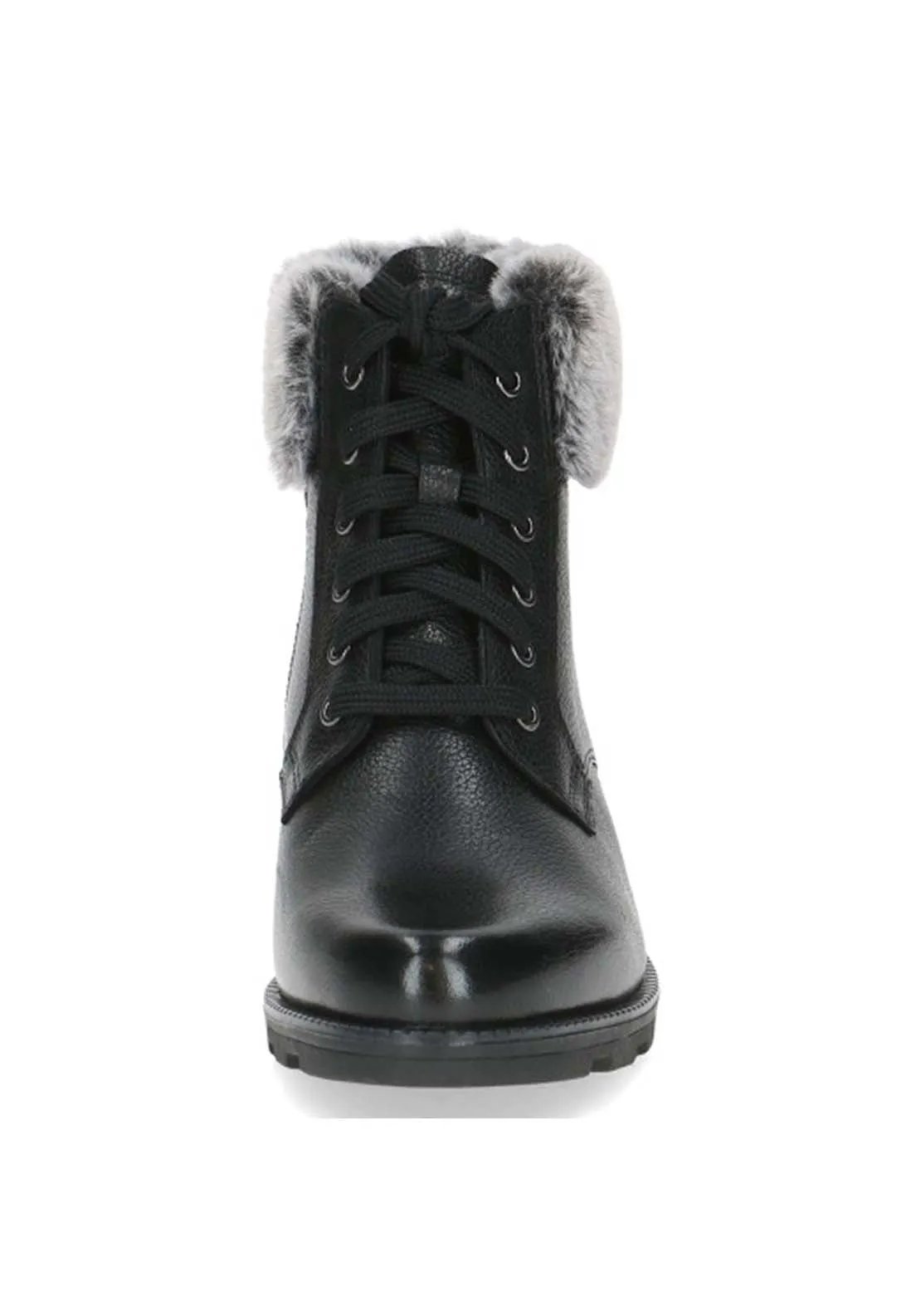 Ladies Ankle Boot - Black Comb