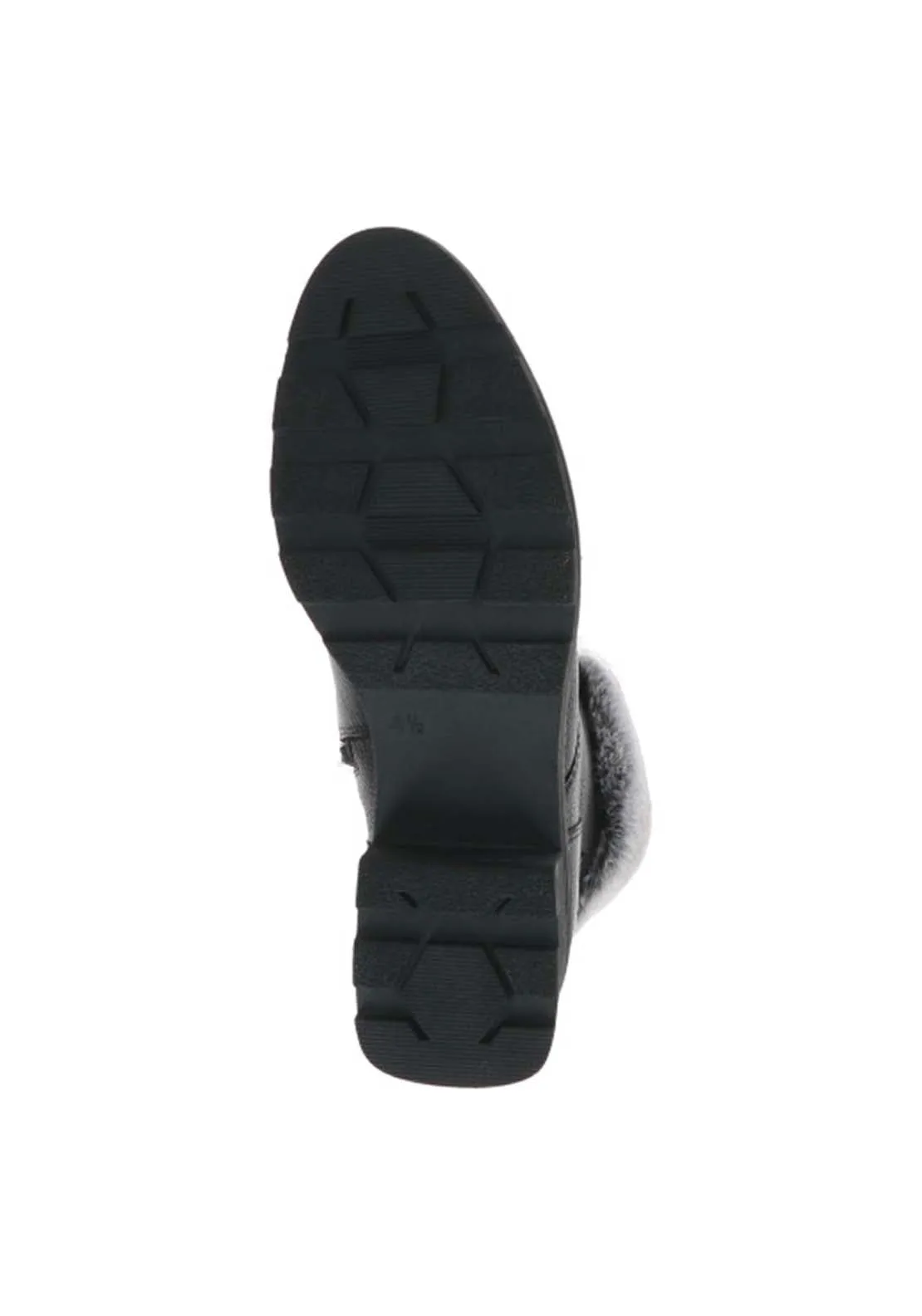 Ladies Ankle Boot - Black Comb