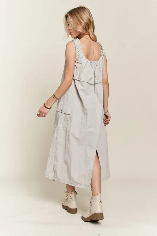 Logan Drawstring Cargo Dress