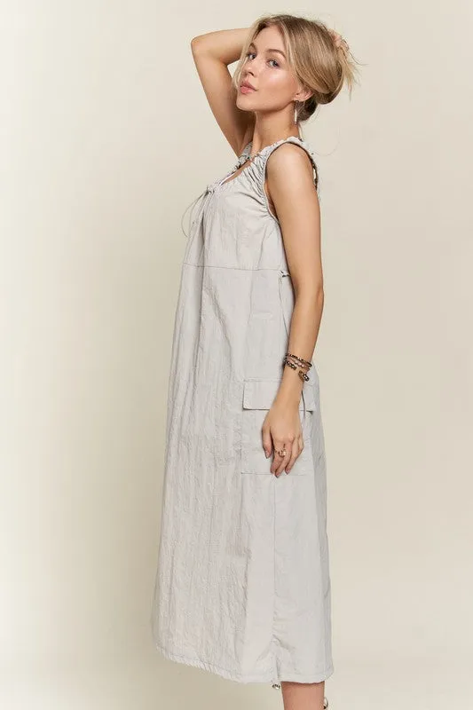 Logan Drawstring Cargo Dress