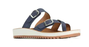 Los Carbos Nins Navy Adjustable Sandal Navy 37