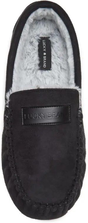 Lucky Brand Men's Moccasin Slippers  Cozy Indoor Footwear with Soft Lining