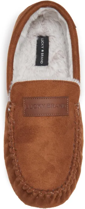 Lucky Brand Men's Moccasin Slippers  Cozy Indoor Footwear with Soft Lining