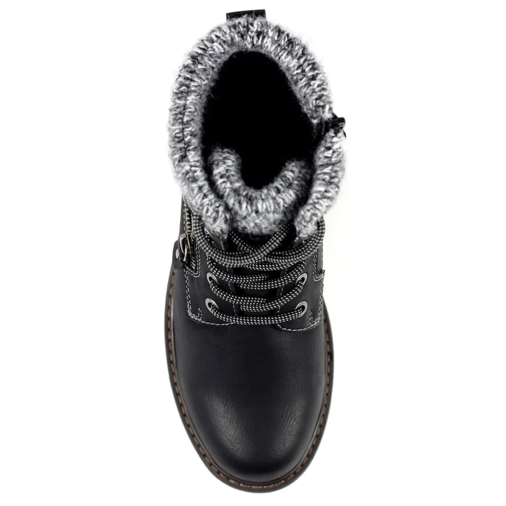 Lunar Ankle Boot Benson BLACK GLB070-BK