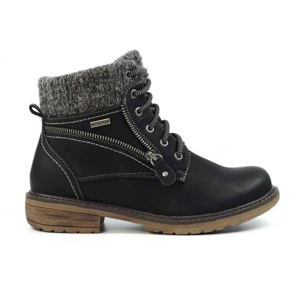 Lunar Ankle Boot Benson BLACK GLB070-BK