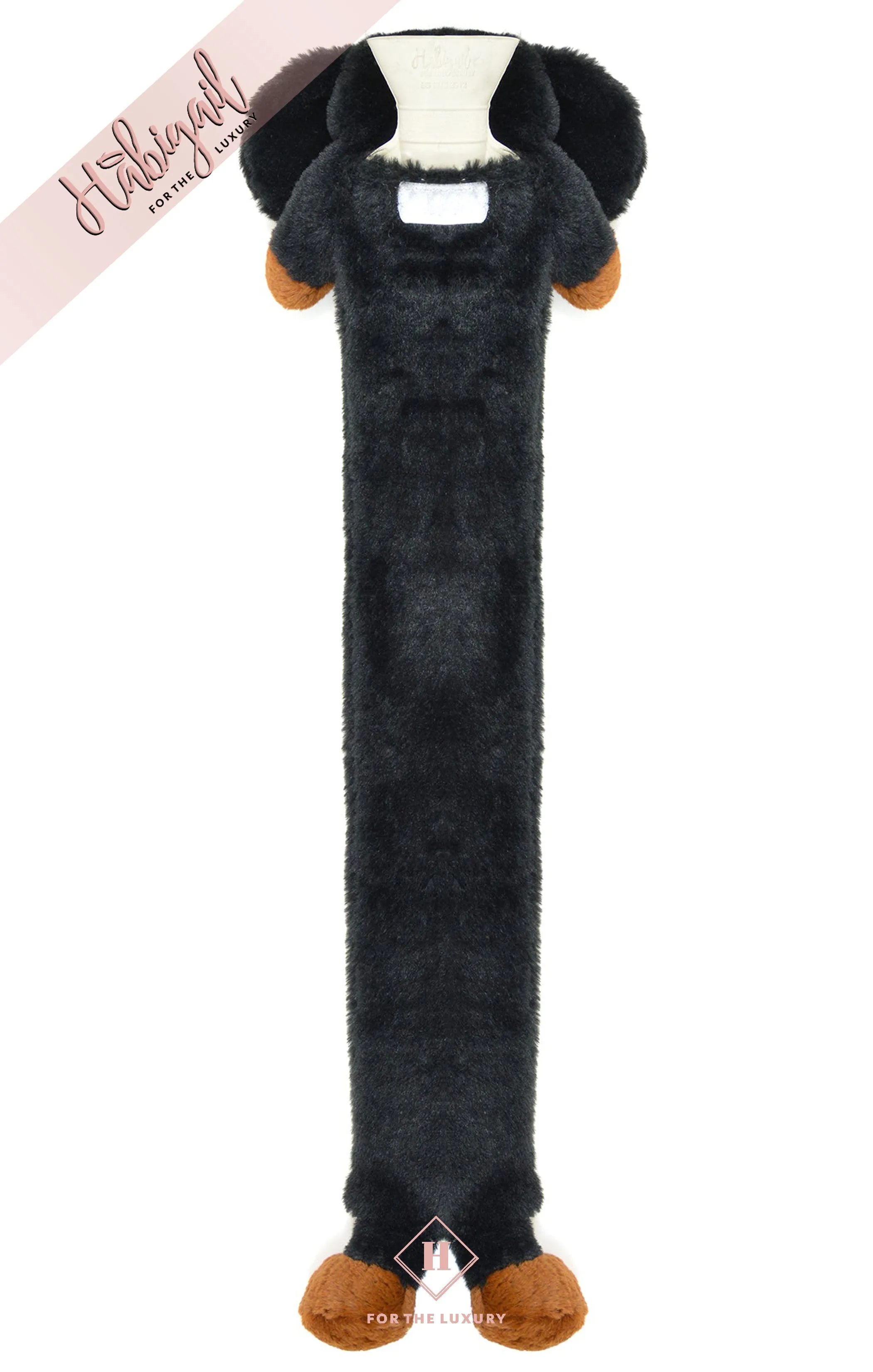Luxury Plush Extra Long Dachshund Hot Water Bottle