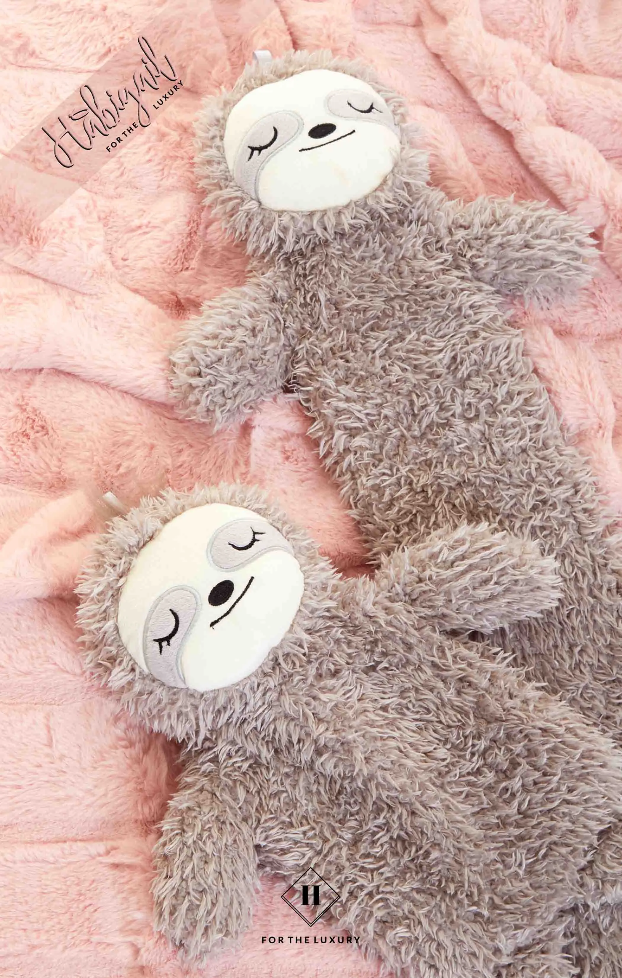 Luxury Plush Sloth Hot Water Bottle