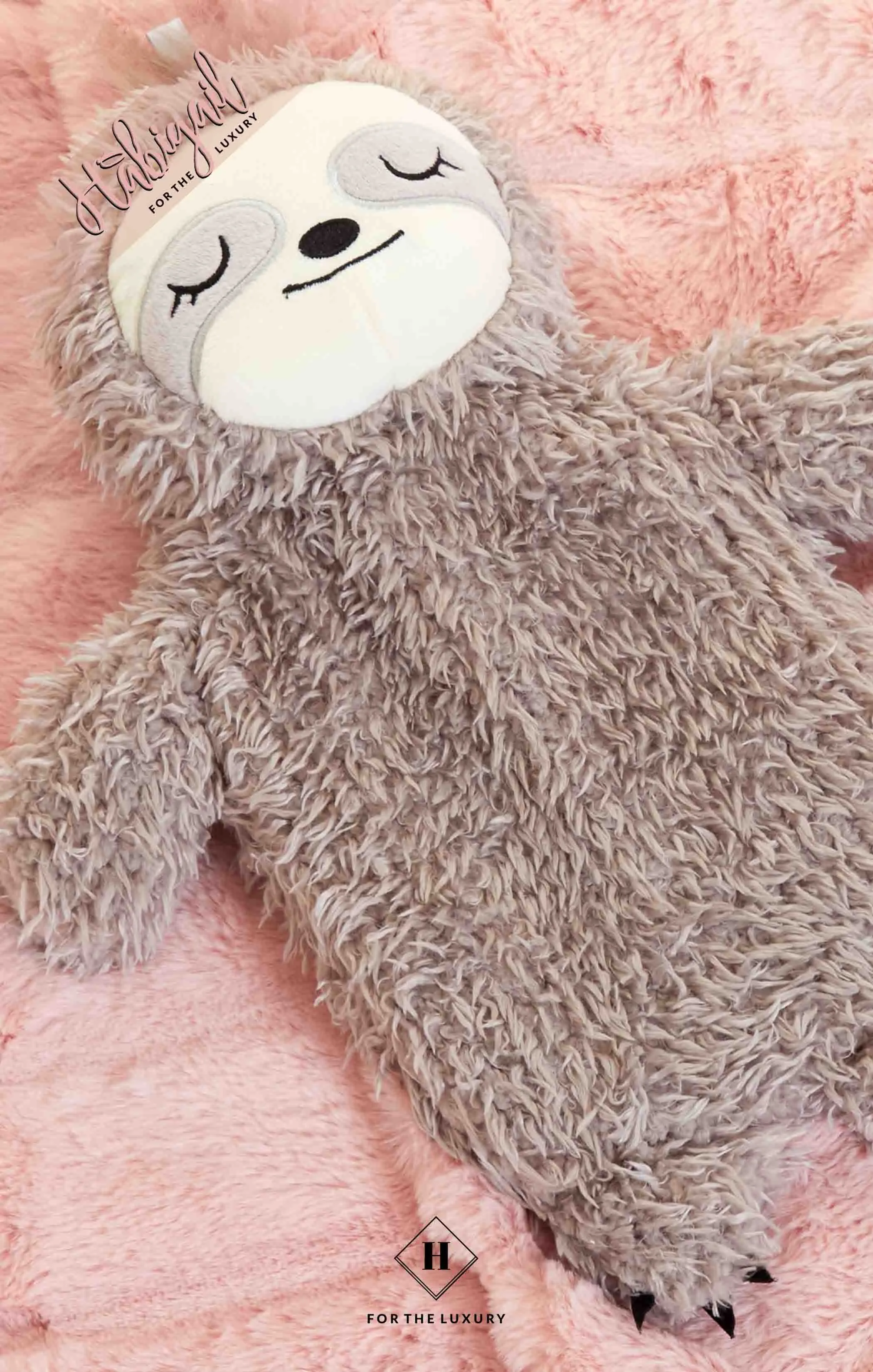 Luxury Plush Sloth Hot Water Bottle