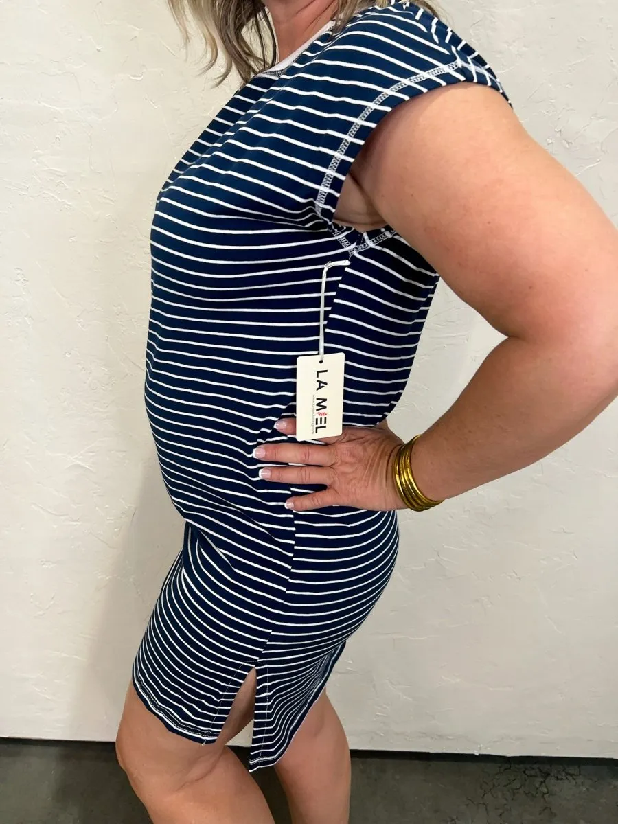 Maine T-Shirt Dress - Navy