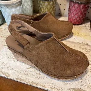 Make Em Blush Faux Suede Mule Clog